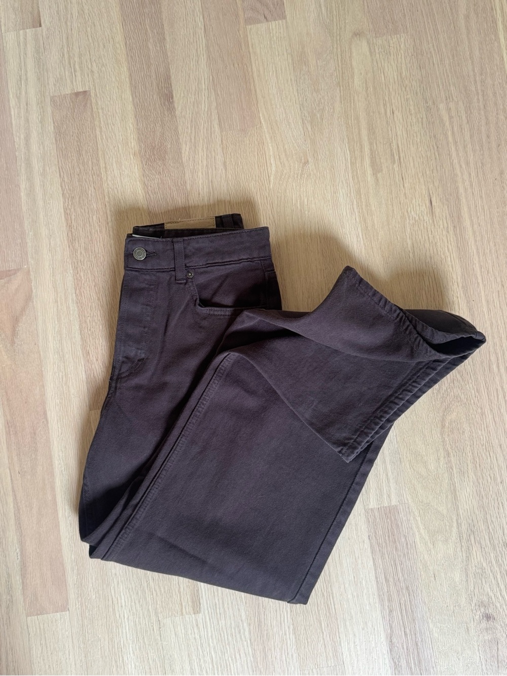H&M mid rise wide leg jeans